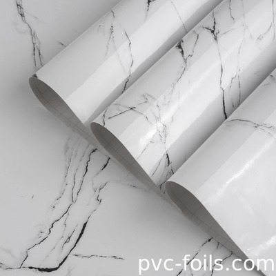 Película decorativa autoadhesiva de PVC para decoración de encimeras   Opciones personalizadas de grano de madera y mármol