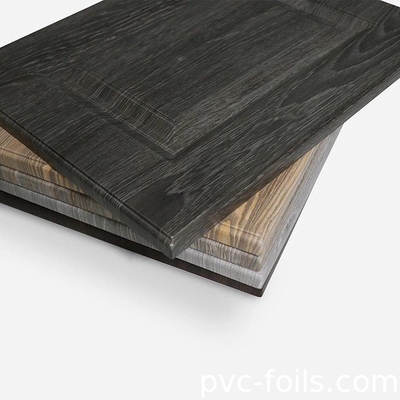 Super Matte de madera de grano de PVC de membrana de papel para puertas y armarios de cubierta