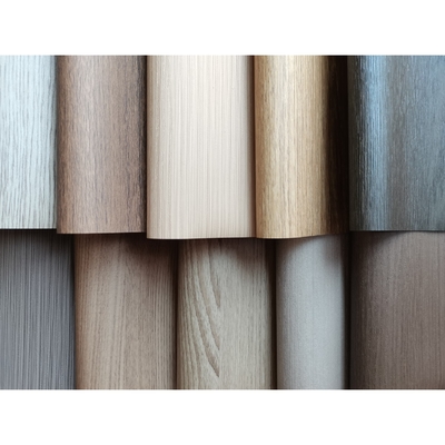 Película de presión al vacío de granos de madera súper mate para puertas y gabinetes