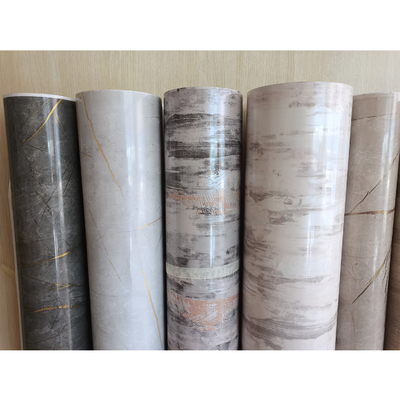 Película decorativa de PVC de efecto mármol para muebles, armarios y paneles de pared diseños personalizables