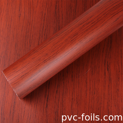 Bajo MOQ Precio de fábrica Papel de pared autoadhesivo Adesivo de muebles Vinyl Película de PVC de grano de madera para la venta