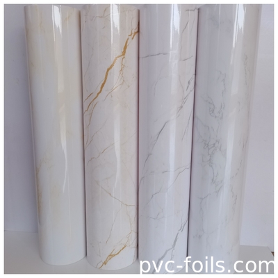 Home Decorativo impermeable PVC papel de mármol autoadhesivo pegatinas Papel de pared de contacto para el escritorio de la cocina