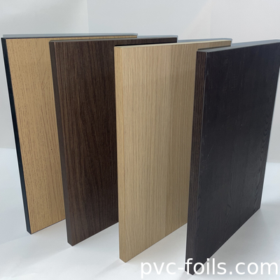 0.3mm Deep Emboss PVC película decorativa de madera de grano Pvc membrana de papel para puertas de gabinetes de muebles