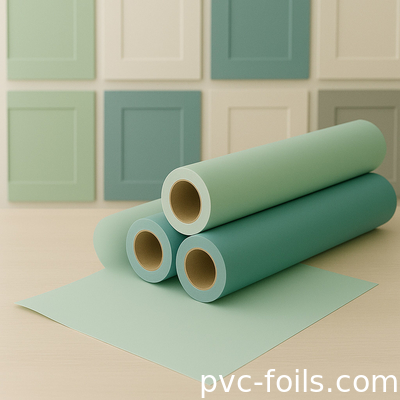 Película de PVC de toque suave con acabado súper mate para puertas y muebles