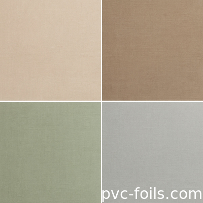 Texturas de tejido Color sólido Pvc Texturas de pared autoadhesiva para la decoración de paredes interiores