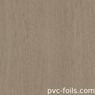 Película adhesiva autoadhesiva de PVC de grano de madera de color claro para decoración de centros comerciales Renovación