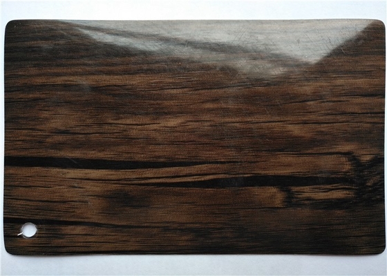 Película decorativa interior del Pvc para la madera 0.3m m del cuarto de baño de la cocina