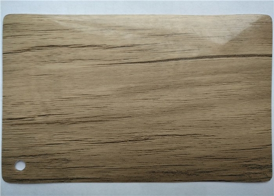 Película decorativa interior del Pvc para la madera 0.3m m del cuarto de baño de la cocina
