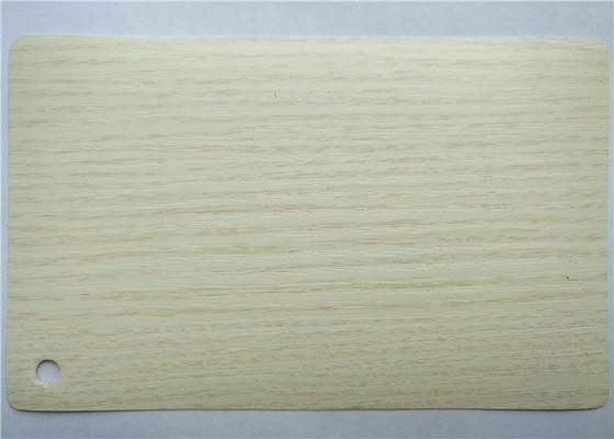 Película decorativa del grano de los muebles de madera del PVC para la laminación del panel de la puerta