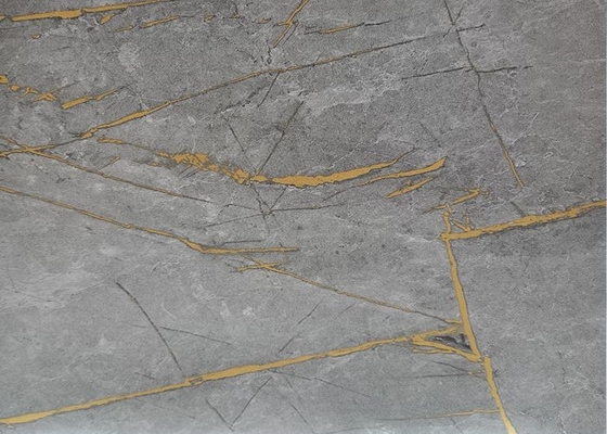 lámina de PVC decorativa de 0.50m m para cubrir el alto grano del mármol del final del lustre de los muebles