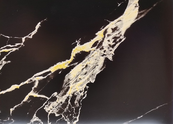 Papel pintado auto-adhesivo de la película de mármol laminada del efecto