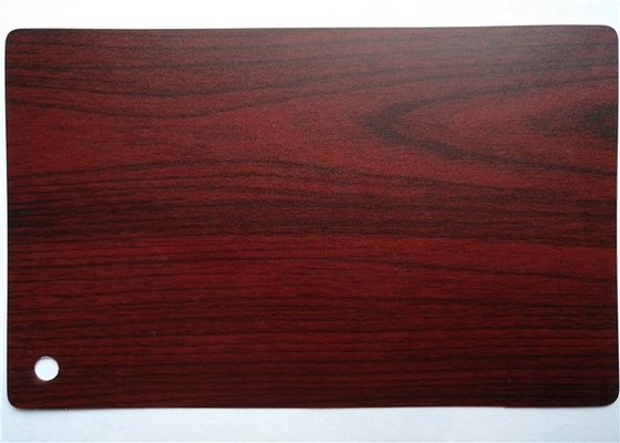 Hoja de 0.5M M Matte Embossed Wood Grain Pvc para la puerta