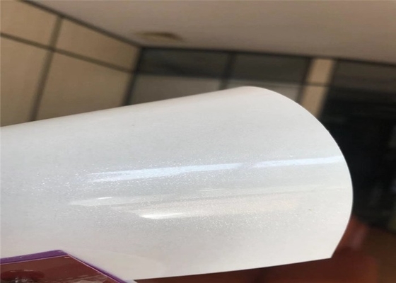 puertas blancas de la membrana de los muebles del carrete de película del Pvc del lustre de 0.3m m altas