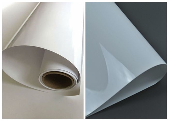 Película laminada de PVC de color blanco de alto brillo para gabinetes interiores