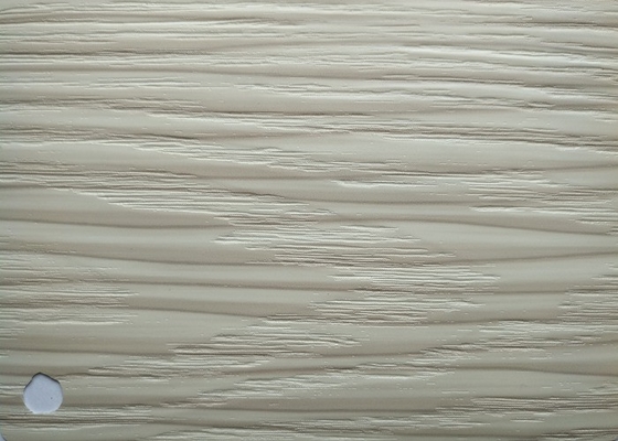 Hoja decorativa grabada en relieve los 500m/rollo del PVC del grano de madera para el gabinete