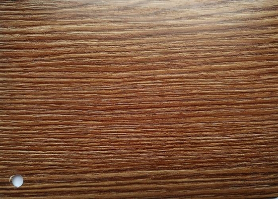 Hoja de oro de la membrana del PVC del grano de madera de roble para la superficie 0.35M M de las puertas