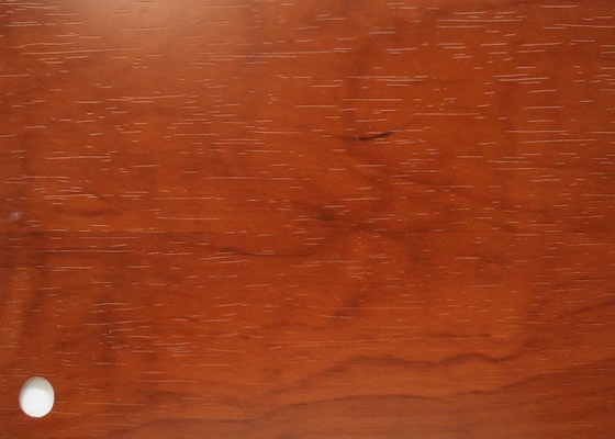 La hoja de madera de la membrana del PVC del color de Apple para las puertas emerge la anchura 1400m m