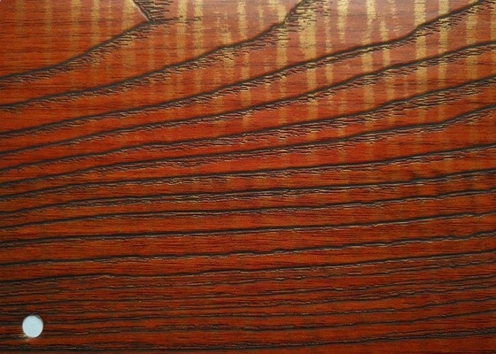Película decorativa del PVC de Cherry Wood Color para los proyectos interiores Matte Finish de la decoración