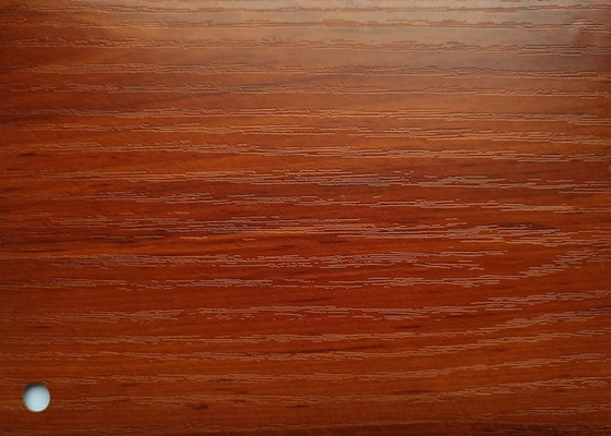 La hoja de madera de la membrana del PVC del color de Apple para las puertas emerge la anchura 1400m m