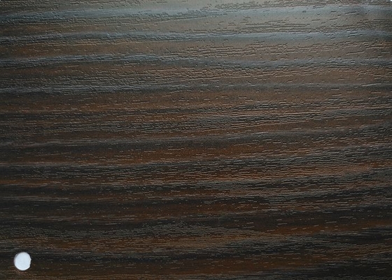 Puerta auta-adhesivo Matte Wood Effect del Pvc de la hoja de los muebles 0.25m m