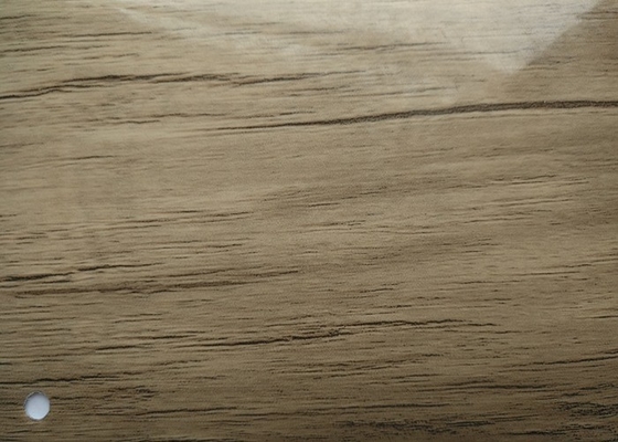 La hoja de madera de la membrana del PVC del grano para los gabinetes de las puertas del MDF de los muebles grabó en relieve