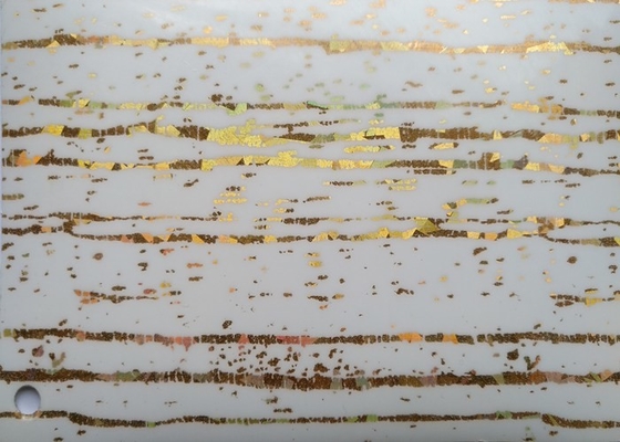 Película decorativa impresa alto brillo incombustible del PVC para la superficie de la laminación