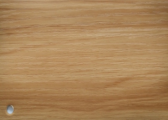 Hoja decorativa del PVC del grano de madera del color del roble para el grueso de la membrana 0.10m m del vacío