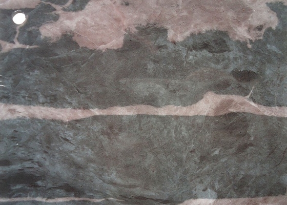 resistencia ultravioleta de mármol de la película de hoja del Pvc de la mirada de 0.12m m