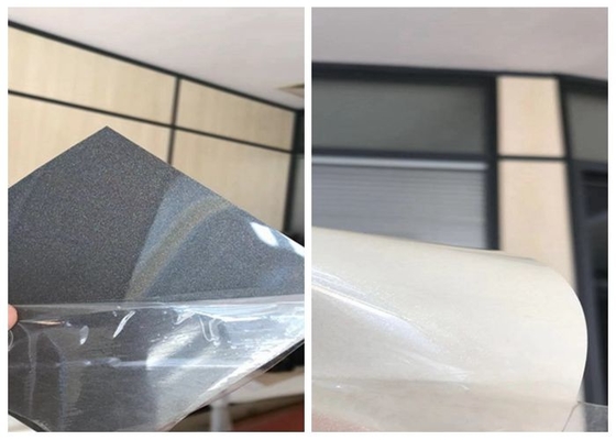 Película decorativa del Pvc de la alta chispa del lustre para las puertas de armarios de cocina 0.15m m