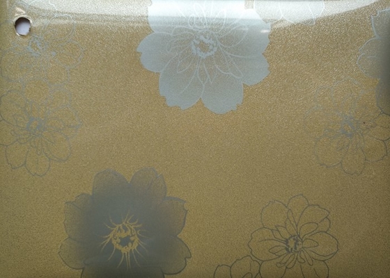 La flor imprimió al armario de cocina auto-adhesivo de la película 0.15m m 0.2m m del Pvc