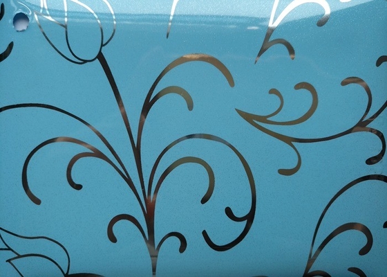 La flor imprimió al armario de cocina auto-adhesivo de la película 0.15m m 0.2m m del Pvc