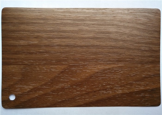 Nuez auta-adhesivo de la hoja del grano de madera del PVC de la laminación de madera