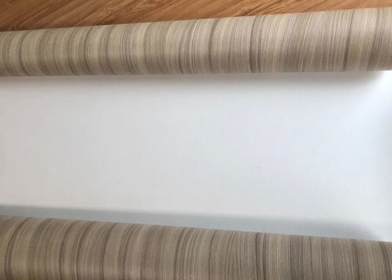 Grano de madera grabado en relieve profundo del PVC de los muebles de la lamina auta-adhesivo de la hoja