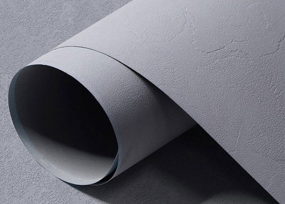 Hoja laminada del Pvc de la textura del cemento para el efecto del techo 3D de la madera contrachapada
