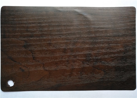 Membrana auta-adhesivo del efecto de la hoja del abrigo del Pvc de la película de madera de los muebles interior