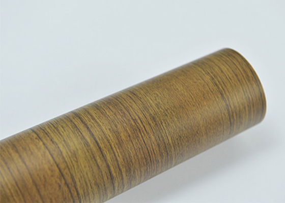 Hoja decorativa de la membrana del Pvc del grano de madera para las puertas de gabinete de los muebles