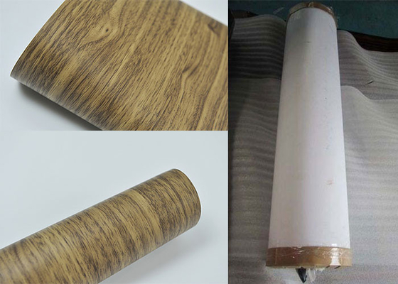 Hoja decorativa de la membrana del Pvc para el grano de madera de los muebles del tablero del MDF