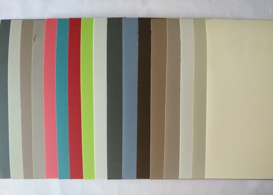 Lámina de PVC amarilla 0.05mm-0.50m m del color sólido para la cubierta de los muebles