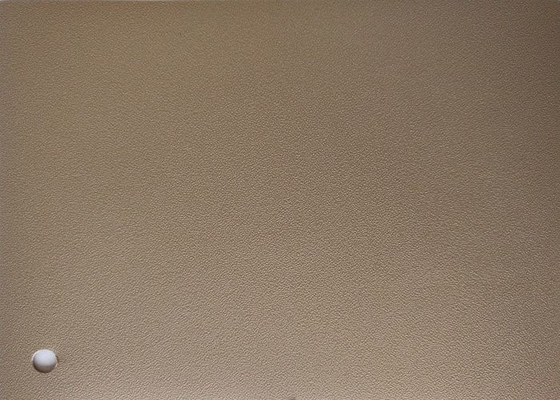 Color sólido de Brown que graba en relieve mantenimiento bajo de la hoja de los muebles del PVC