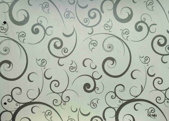 película decorativa impresa grueso del PVC de 0.30m m para la laminación del tablero del MDF