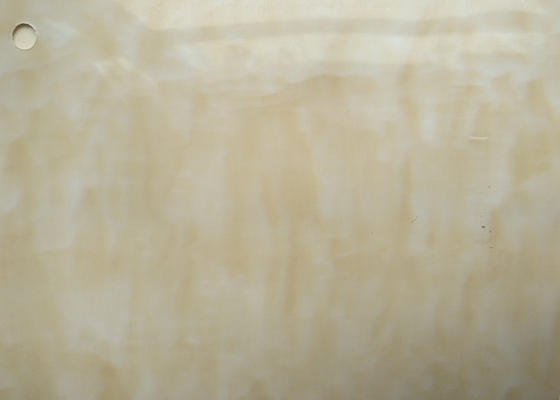 Efecto decorativo del mármol de la película del PVC del color beige para la cubierta de la superficie de sobremesa