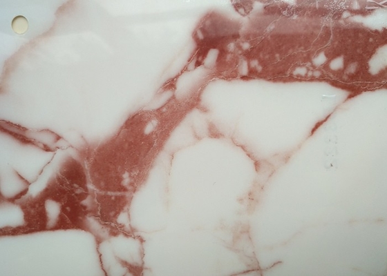 La etiqueta engomada ultravioleta de la hoja del mármol del Pvc texturiza Turquía para la cortina de la pared