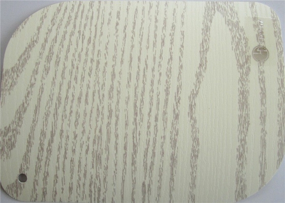 Vinilo de madera amarillo del Pvc del final para la pared que impermeabiliza el panel de WPC
