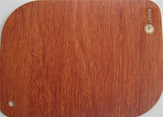 vinilo de madera del Pvc de 1240m m para el perfil de embalaje decorativo de la pared