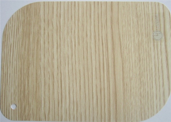 Película decorativa del PVC de la puerta para el grano 0.12m m de madera del abrigo de los muebles