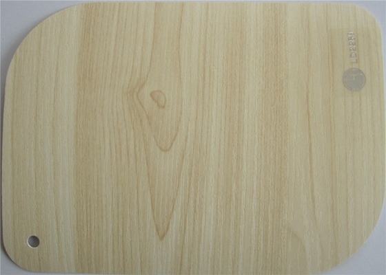 Hoja laminada del Pvc del alto lustre para el perfil de madera de WPC Aluminmum