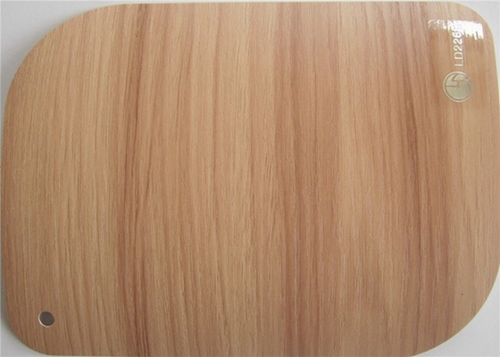Hoja laminada del Pvc del alto lustre para el perfil de madera de WPC Aluminmum