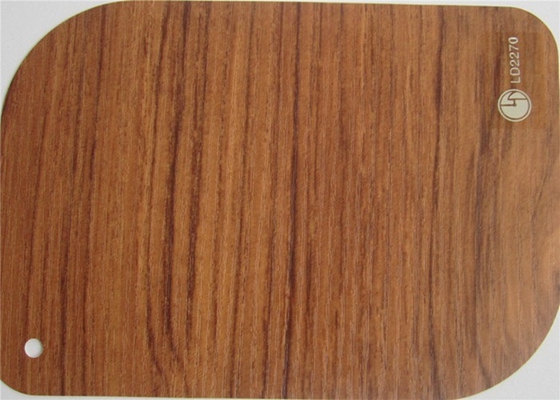 100 películas estiradas decorativas del techo del Pvc del grano de madera blanco del micrón