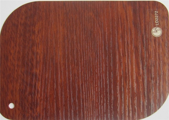 Embalaje de madera de la superficie de los muebles del grano de 4 Mil Pvc Interior Film Vinyl