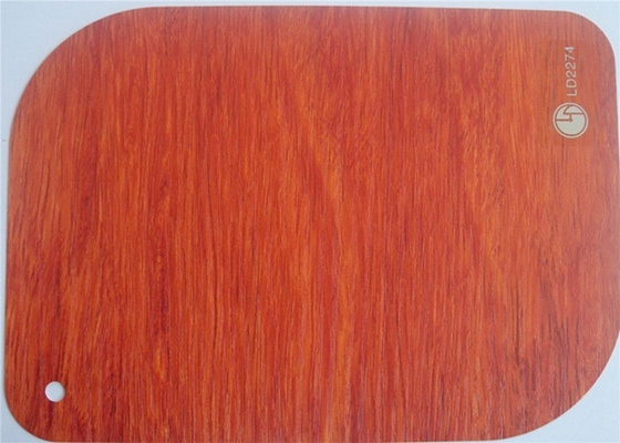 Hoja de la membrana del Pvc del vacío para el gabinete Matte Wood Effect de las puertas del Mdf